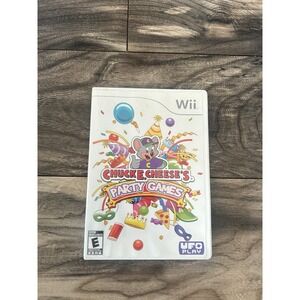Chuck E. Cheese's Party Games (Nintendo‎ Wii, 2010) CIB, Tested